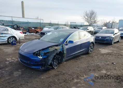 2020 Tesla Model 3 Long Range Dual Motor All-Wheel Drive из США, поврежденный, VIN 5YJ3E1EB8LF617408